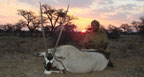 Hunting Africa Gemsbok