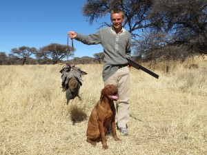 Bird hunting in Africa, Namibia